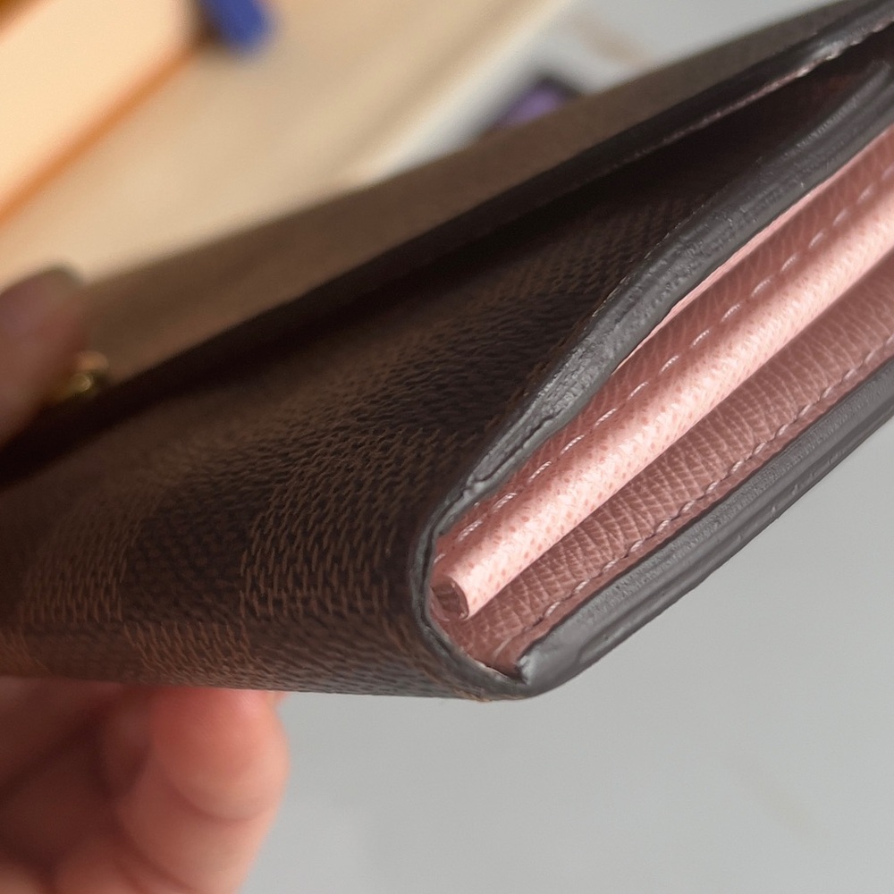 Authentic Louis Vuitton Sarah Wallet Ebene Pink - Picture 10 of 16